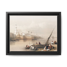 View on the Nile ferry to Gizeh illustration by David Roberts (1796–1864) - Decorative Wall Art - NOMADEN ART GALLERY