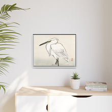 Snowy egret by Kōno Bairei (1844-1895)