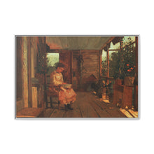Girl Shelling Peas (ca.1873) by Winslow Homer - NOMADEN ART GALLERY