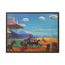 Race Track (1908–1909) vintage painting by William James Glackens - NOMADEN ART GALLERY