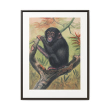 The Chimpanzee from Zoological sketches (1861-1867) by Joseph Wolf and Philip Lutley Sclater. - NOMADEN ART GALLERY
