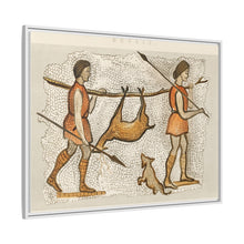 Hunter-Gatherer Mosaic: Vintage Encyclopaedia Art (1891)