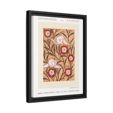 Impresión de plantilla con patrón floral Art Nouveau de estilo oriental