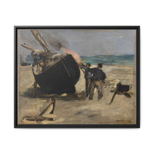 Tarring the Boat (Le Bateau goudronné) by Édouard Manet - NOMADEN ART GALLERY