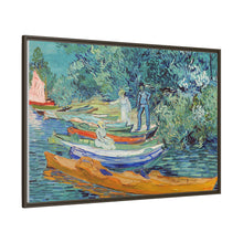 Vincent van Gogh's Bank of the Oise at Auvers (1890) famous painting from the Detroit Institute of Arts. - NOMADEN ART GALLERY