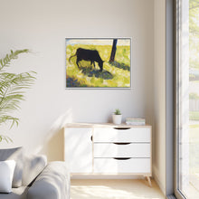 Black Cow in a Meadow (ca. 1881) by Georges Seurat