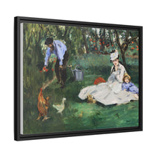 La familia Monet en su jardín de Argenteuil (1874) de Édouard Manet 