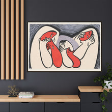 Crying women (1938), abstract painting by Mikulas Galanda