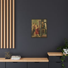Panel of an Altarpiece with Dispute with the Doctors, on verso is Appearance of Christ to his Mother (c. 1520 - c. 1535) by Master of Alkmaar