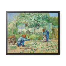 First Steps, after Millet (1890) by Vincent Van Gogh - Traditional Wall Art Print - NOMADEN ART GALLERY