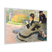 Camille Monet (1847–1879) on a Garden Bench (1873) by Claude Monet - NOMADEN ART GALLERY