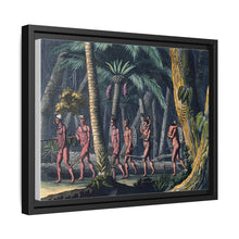 Puri Indians by the Paraiba river, Brazil. Coloured aquatint by P. Fumagalli, ca. 1821, after M. Zu Wied-Neuwied.