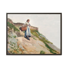 Girl Carrying a Basket (1882) by Winslow Homer - NOMADEN ART GALLERY