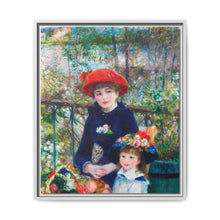 Two Sisters (On the Terrace) (1881) by Pierre-Auguste Renoir - NOMADEN ART GALLERY