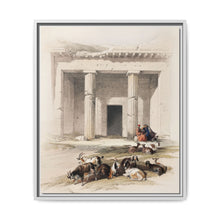 Entrance to the caves of Beni Hasan illustration by David Roberts (1796–1864) - NOMADEN ART GALLERY