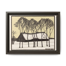 Farm in the snow (1918) by Julie de Graag - NOMADEN ART GALLERY