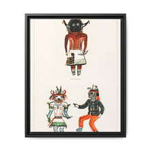Hopi Katcinas - Piokot Turkwinu Turkwinu Mana (1895) drawn by the native people from the book of Jesse Walter Fewkes - NOMADEN ART GALLERY
