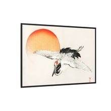 Flying crane by Kōno Bairei (1844-1895)