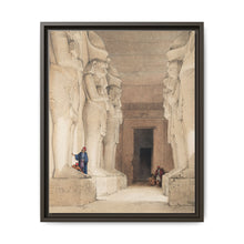 Excavated Temple of Gyrshe (Gerf Hussein) Nubia illustration by David Roberts (1796–1864) - NOMADEN ART GALLERY
