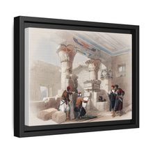 Deir el Medina (Dayr al Madinah) is an ancient Egyptian village which was home to the artisans who worked on the tombs in the Valley of the Kings illustration by David Roberts