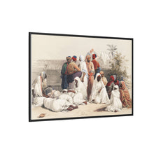 In the slave market at Cairo illustration by David Roberts (1796–1864)