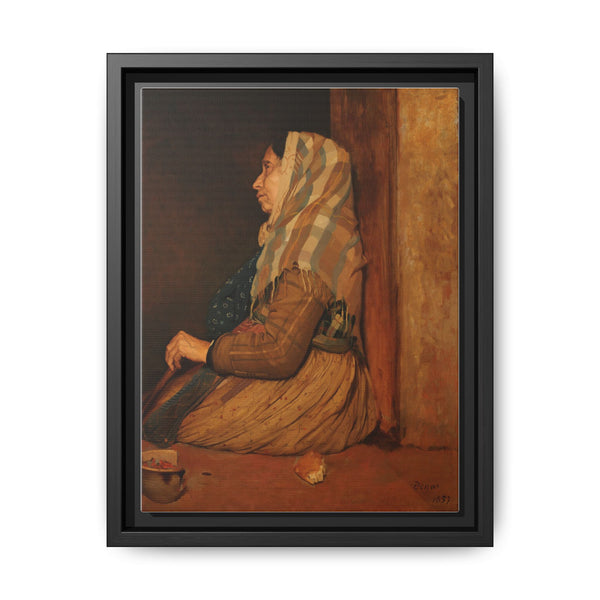 Edgar Degas's A Roman Beggar Woman (1857) - NOMADEN ART GALLERY