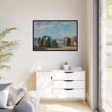 Claude Monet's The Beach at Trouville - NOMADEN ART GALLERY