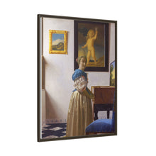 Johannes Vermeer’s Lady Standing at a Virginal (ca. 1670–1672)