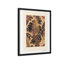 Flower pattern Art Deco stencil print in oriental style. Original from our own 1914 edition of Samarkande