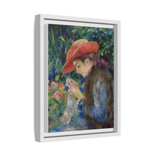 Marie-Thérèse Durand-Ruel cosiendo (1882) de Pierre Auguste Renoir 
