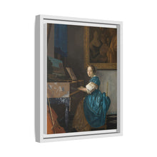 La joven sentada ante un virginal, de Johannes Vermeer (ca. 1670-1672) 