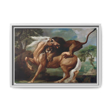 A Lion Attacking a Horse (1762) by George Stubbs. - NOMADEN ART GALLERY