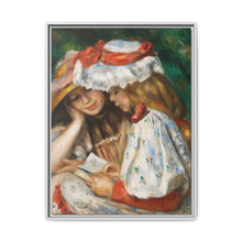 Two Girls Reading (c. 1890–1891) by Pierre-Auguste Renoir - NOMADEN ART GALLERY