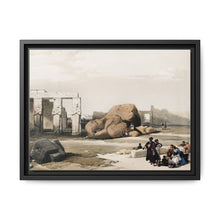 Fragment of the Great Colossi at the Memnonium Thebes illustration by David Roberts (1796–1864) - NOMADEN ART GALLERY
