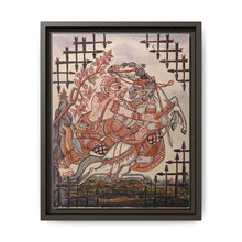 A scene from the Ramayana: Hanuman catching Virunyananti . Gouache painting by a Thai artist. - NOMADEN ART GALLERY