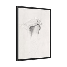 La mano de Poussin, según Ingres (ca. 1875-1877) de Georges Seurat