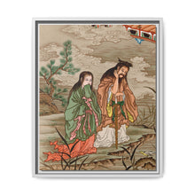 Chinese tales, vintage Japanese painting by G.A. Audsley - NOMADEN ART GALLERY