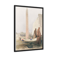 Luxor city on the east bank of the Nile River in southern Egypt illustration by David Roberts (1796–1864)
