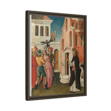 Saint Peter Martyr Exorcizing a Woman Possessed by a Devil by Antonio Vivarini