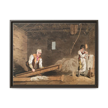 Illustration of line swinglers from The Costume of Yorkshire (1814) by George Walker - NOMADEN ART GALLERY
