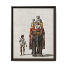Indian Gouache Painting: Elephant Procession - NOMADEN ART GALLERY