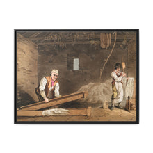 Illustration of line swinglers from The Costume of Yorkshire (1814) by George Walker - NOMADEN ART GALLERY