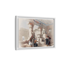 Deir el Medina (Dayr al Madinah) is an ancient Egyptian village which was home to the artisans who worked on the tombs in the Valley of the Kings illustration by David Roberts