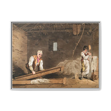 Illustration of line swinglers from The Costume of Yorkshire (1814) by George Walker - NOMADEN ART GALLERY