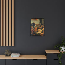 Saint Francis Xavier preaching and healing. Oil painting after Peter Paul Rubens.