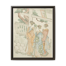 Visitors to the Hachiman shrine by Katsushika Hokusai - NOMADEN ART GALLERY