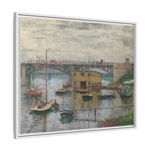 Claude Monet's Bridge at Argenteuil on a Gray Day (1876) - NOMADEN ART GALLERY