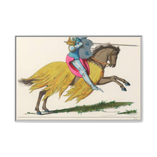 French Knight, 14th Century: Vintage Equestrian Art by Paul Mercuri (1860) - NOMADEN ART GALLERY