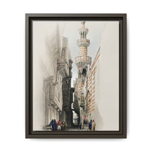 The minaret of the Mosque The Rhamree illustration by David Roberts (1796–1864). - NOMADEN ART GALLERY