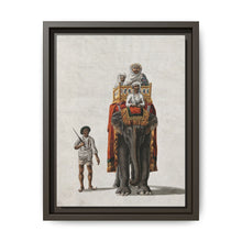 Indian Gouache Painting: Elephant Procession - NOMADEN ART GALLERY